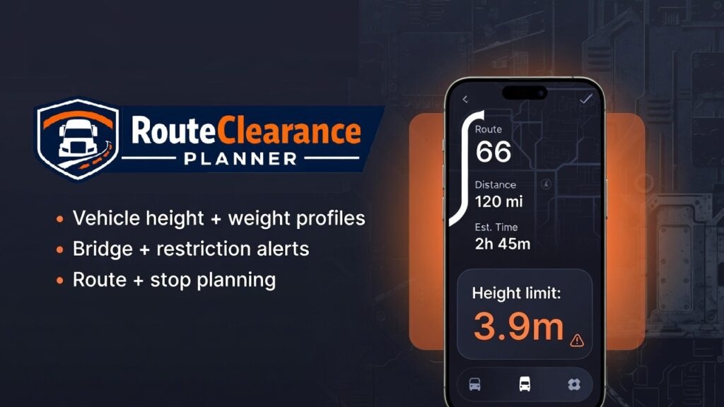 Route Clearance Planner — Truck route planning (height/weight aware)