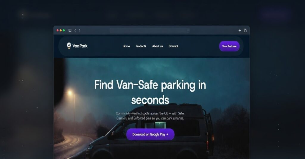 Van Park Website