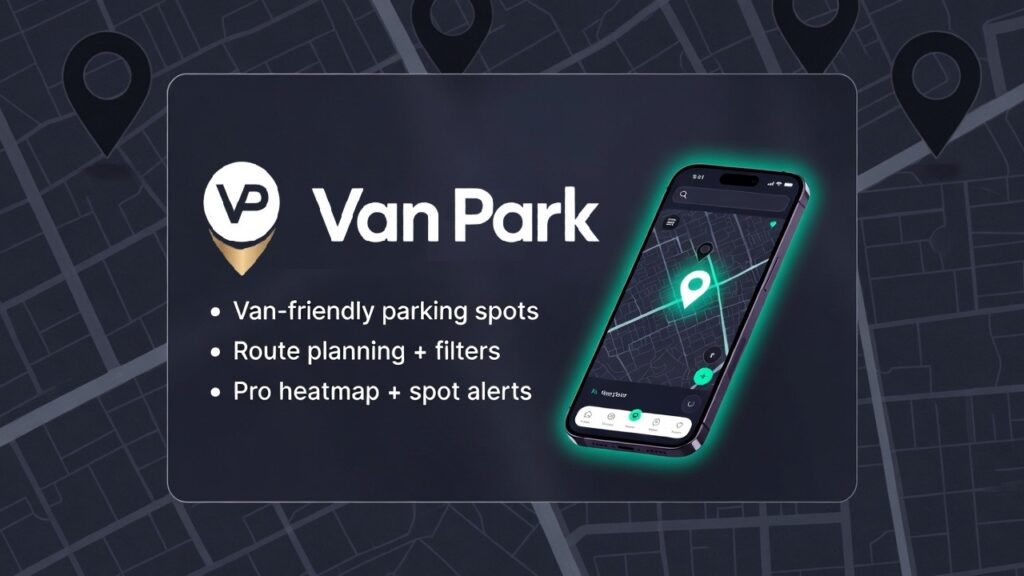 Van Park (UK) — Parking + Route planning for Van drivers